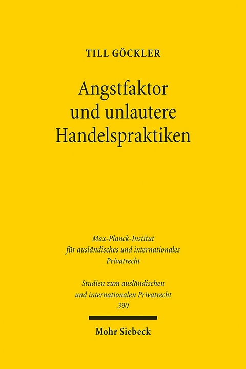 Angstfaktor und unlautere Handelspraktiken - Till Göckler