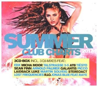 Summer Club Charts 2017, 3 Audio-CDs -  Various