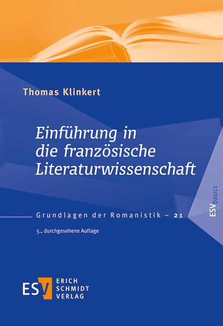 Einführung in die französische Literaturwissenschaft - Thomas Klinkert