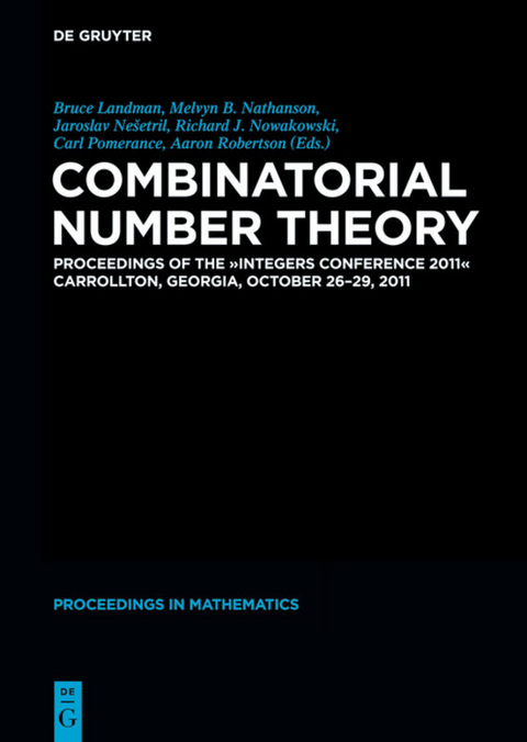 Combinatorial Number Theory - 