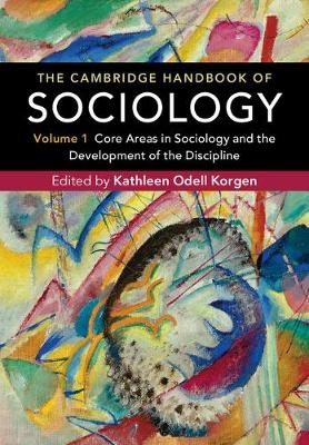 The Cambridge Handbook of Sociology - 