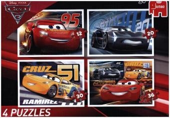 Disney Pixar Cars 3 4in1 (Kinderpuzzle)