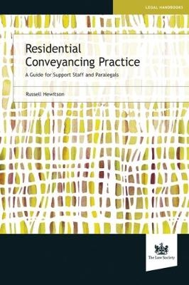 Residential Conveyancing Practice - Russell Hewitson