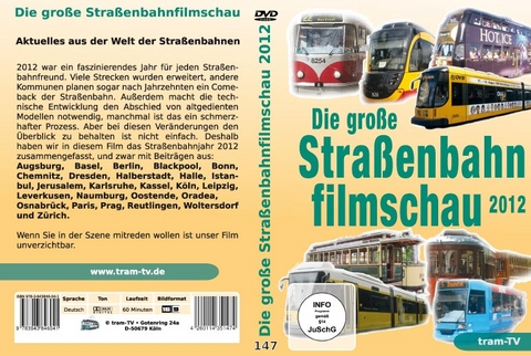 Die große Straßenbahnfilmschau 2012 -  tram-tv