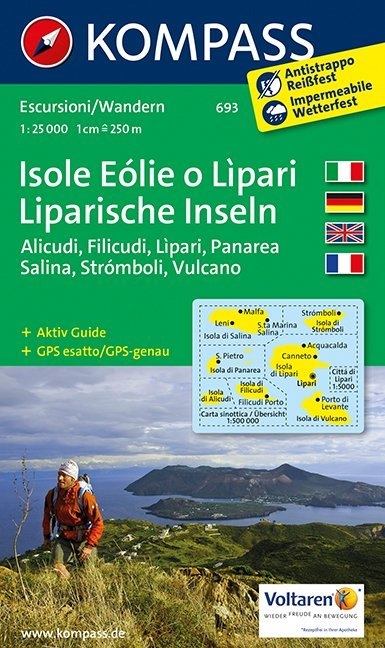 Isole Eolie o Lipari - Liparische Inseln - Alicudi - Filicudi - Lipari - Panarea - Salina - Stromboli - Vulcano - 