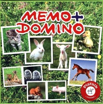 Memo + Domino Tierbabies (Kinderspiel)