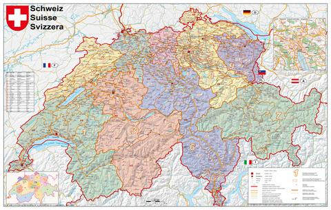 Schweiz Postleitzahlen - Heinrich Stiefel