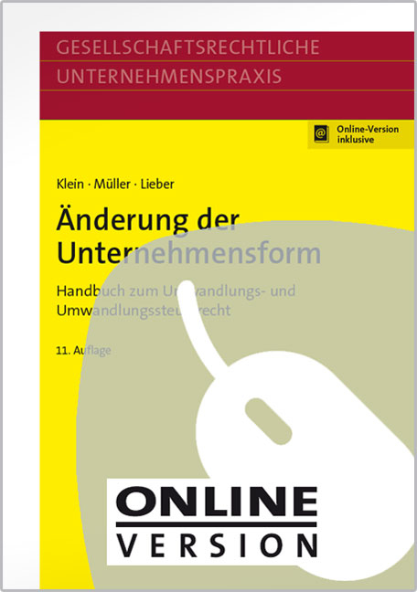 Änderung der Unternehmensform - Hartmut Klein, Thomas Müller, Bettina Lieber