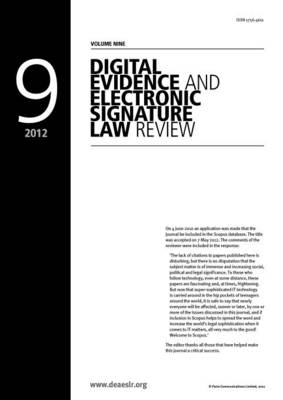 Digital Evidence and Electronic Signature Law Review - 