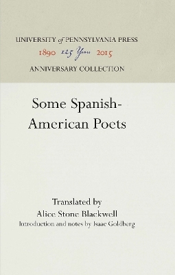 Some Spanish-American Poets