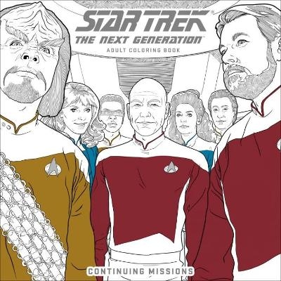 Star Trek: The Next Generation Adult Coloring Book -  CBS