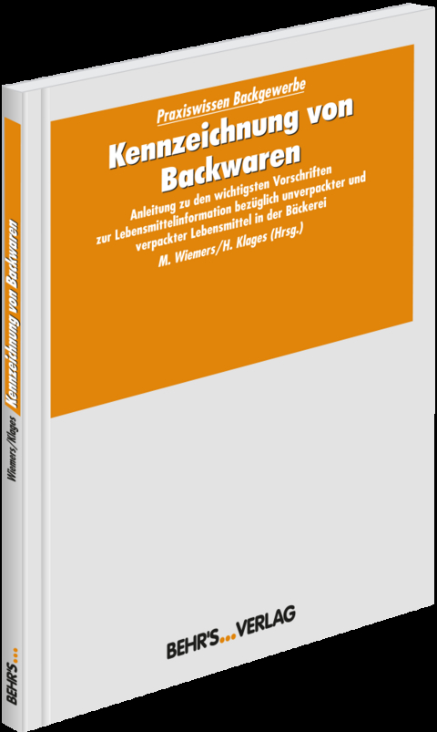 Kennzeichnung von Backwaren - Matthias Wiemers