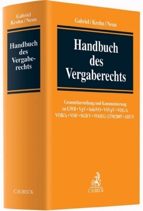 Handbuch des Vergaberechts - 