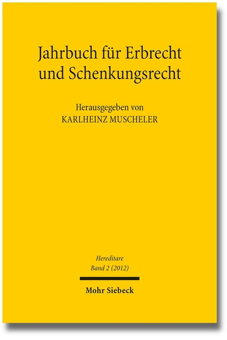 Hereditare - Jahrbuch für Erbrecht und Schenkungsrecht - 