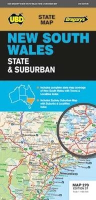 NSW State & Suburban Map 270 27th ed -  UBD Gregory's