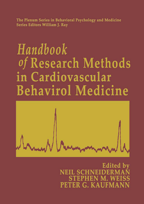 Handbook of Research Methods in Cardiovascular Behavioral Medicine - 