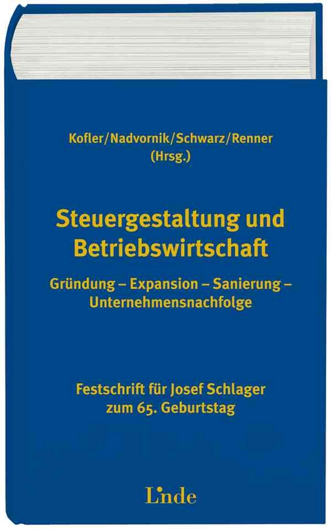 Steuergestaltung und Betriebswirtschaft - 