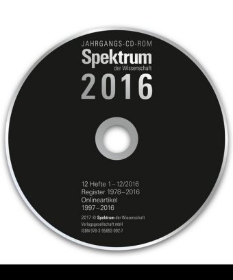 Spektrum der Wissenschaft CD-ROM 2016