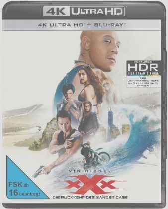 xXx: Die Rückkehr des Xander Cage 4K, UHD-Blu-ray + Blu-ray