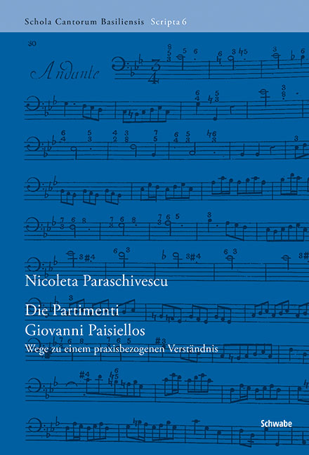 Die Partimenti Giovanni Paisiellos - Nicoleta Paraschivescu