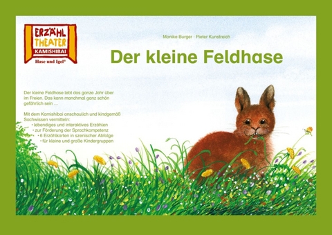 Der kleine Feldhase / Kamishibai Bildkarten - Monika Burger, Pieter Kunstreich