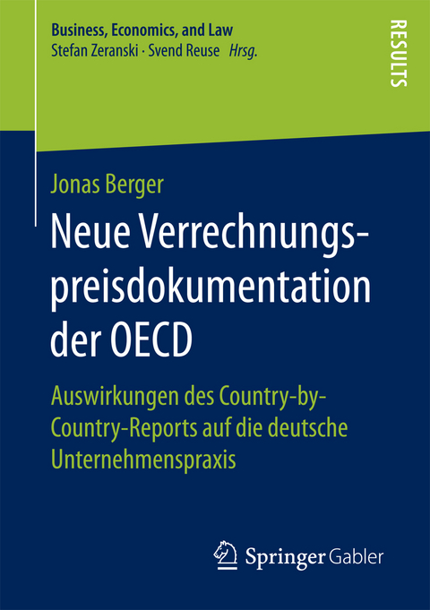 Neue Verrechnungspreisdokumentation der OECD - Jonas Berger