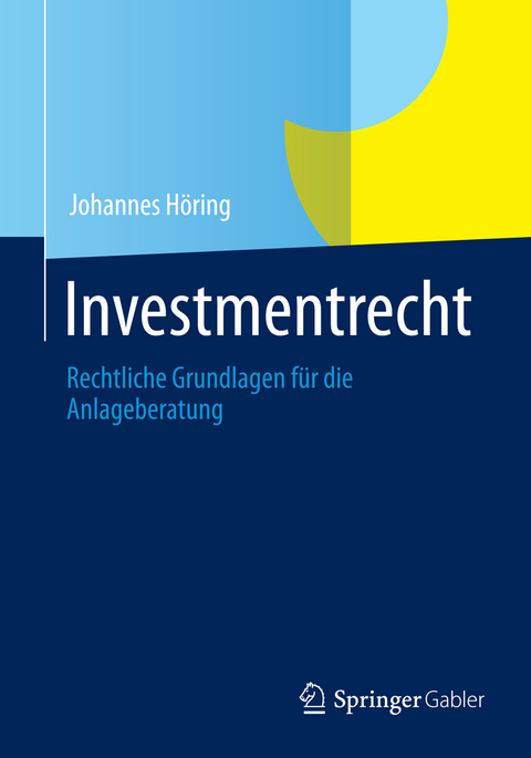 Investmentrecht - Johannes Höring