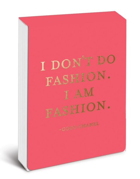 Pocket Notes: I am Fashion – Notizblock im praktischen Taschenformat: Ich bin die Mode