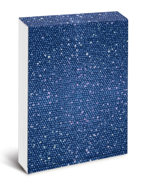 Pocket Notes: Sapphire Bling – Notizblock im praktischen Taschenformat: Saphirblaues Glitzern