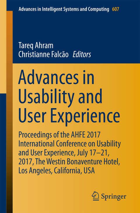 Advances in Usability and User Experience - 