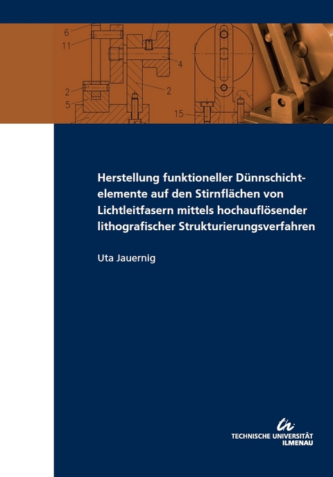 Herstellung funktioneller Dünnschichtelemente auf den Stirnflächen von Lichtleitfasern mittels hochauflösender lithografischer Strukturierungsverfahren - Uta Jauernig