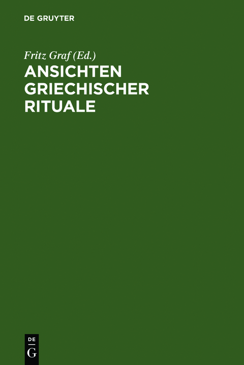 Ansichten griechischer Rituale - 