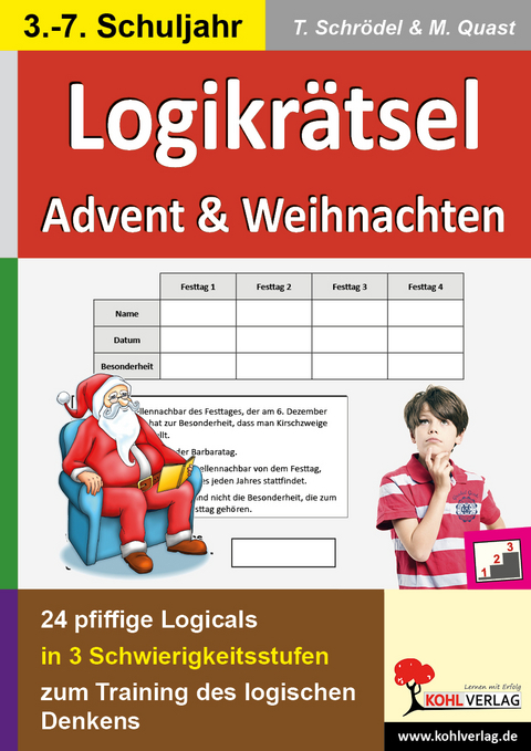 Logikrätsel Advent & Weihnachten - Tim Schrödel, Moritz Quast