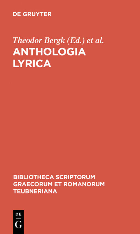 Anthologia lyrica - 