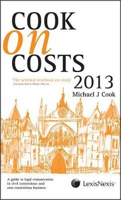 Cook on Costs 2013 - His Honour Michael Cook