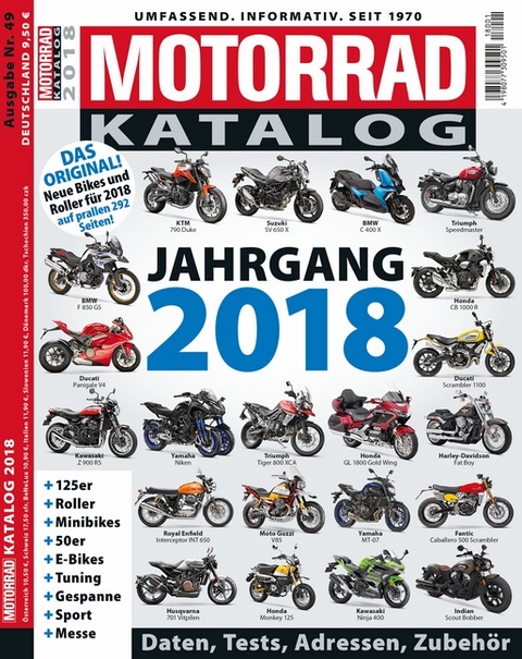 Motorrad-Katalog 2018