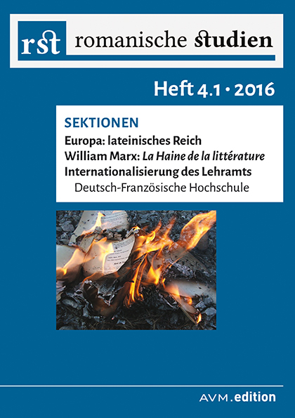 Romanische Studien Heft 4 - 