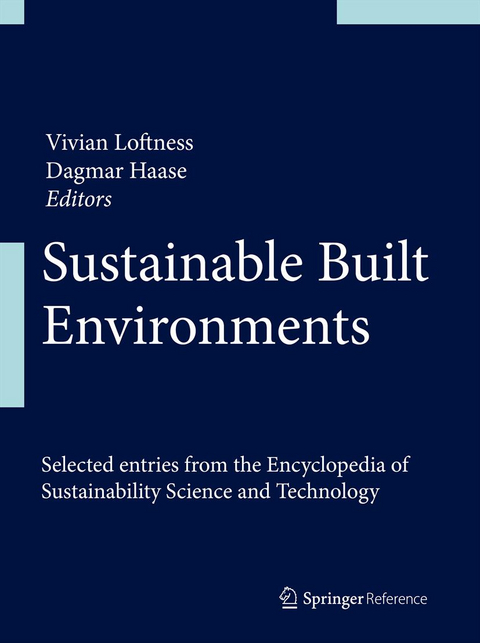 Sustainable Built Environments - 