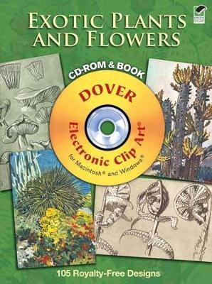 Exotic Plants and Flowers CD-ROM and Book - M. Meheut