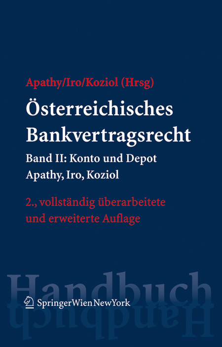 Österreichisches Bankvertragsrecht - 