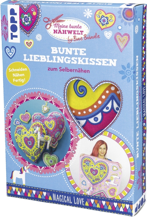 Bine Brändle Bunte Lieblingskissen zum Selbernähen Magical Love - Bine Brändle