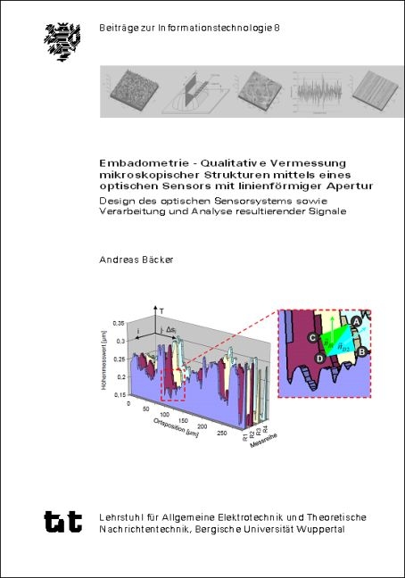 Embadometrie - Qualitative Vermessung mikroskopischer Strukturen mittels eines optischen Sensors mit linienförmiger Apertur - Andreas Bäcker