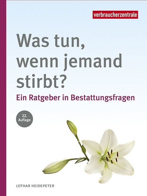 Was tun, wenn jemand stirbt? - Lothar Heidepeter