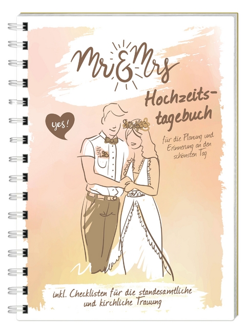 Hochzeitstagebuch „Mr und Mrs“