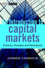 An Introduction to Capital Markets - Andrew M. Chisholm