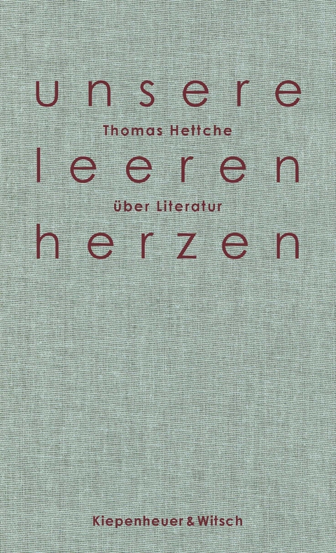 Unsere leeren Herzen - Thomas Hettche