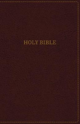 KJV Holy Bible: Large Print Thinline, Burgundy Leathersoft, Red Letter, Comfort Print (Thumb Indexed): King James Version -  Zondervan