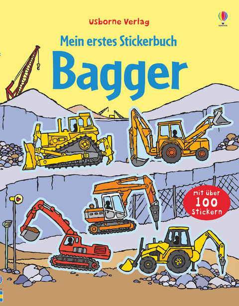 Mein erstes Stickerbuch: Bagger - Sam Taplin