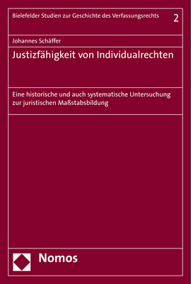 Justizfähigkeit von Individualrechten - Johannes Schäffer