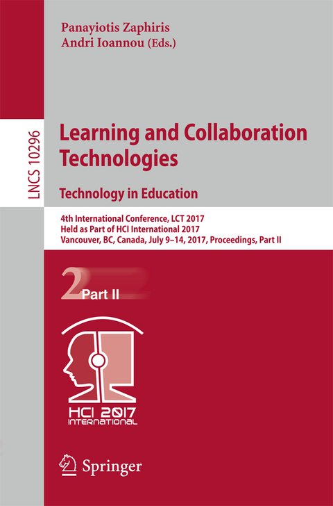 Learning and Collaboration Technologies. Technology in Education - 